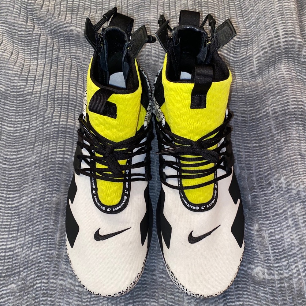 Nike x Acronym Presto Mid “Dynamic Yellow” - Picture 6 of 11